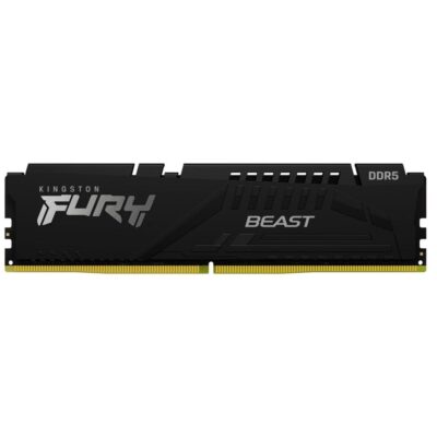 Memoria ddr5 32gb kingston – 5600 mhz – pc5 – 44800 – fury beast – cl40 – 1.8v