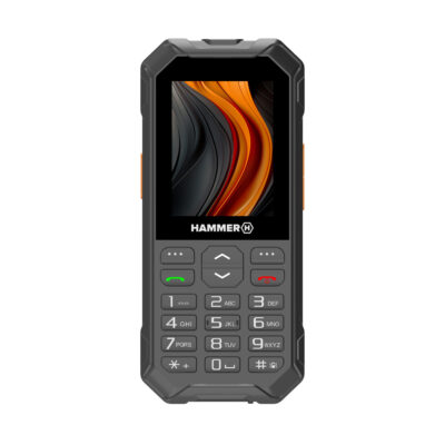 Telefono movil rugerizado hammer 6 2.4 pulgadas – 4g – negro