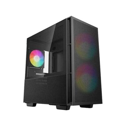 Caja ordenador gaming deepcool ch360 micro atx argb ct 3v negra