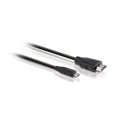 Cable micro hdmi philips 1.5m – macho – macho – negro