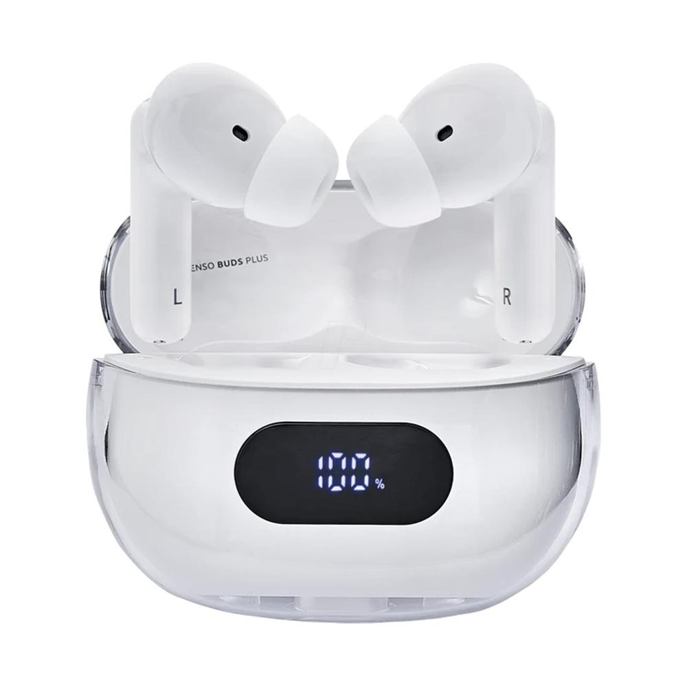 Auriculares bluetooth intenso buds plus tws anc+enc negro