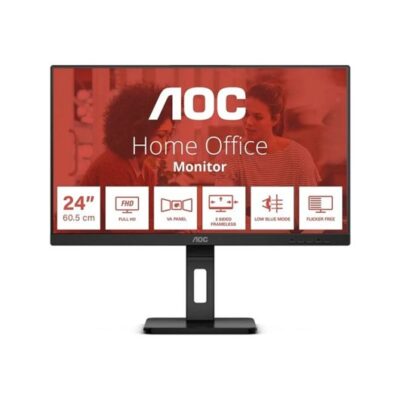 Monitor led 24 pulgadas aoc 24e3qaf negro