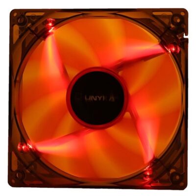 Ventilador cpu unykach 51792 led roja 120mm