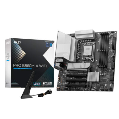 Placa base msi pro b860m – a lga 1851 wifi atx 4xddr5 matx