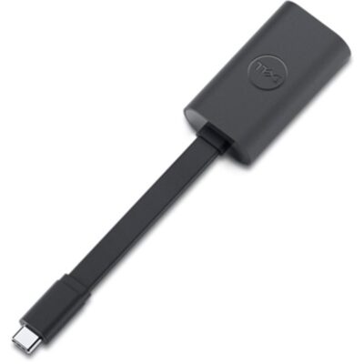 Adaptador usb tipo c a rj45 dell macho – hembra negro