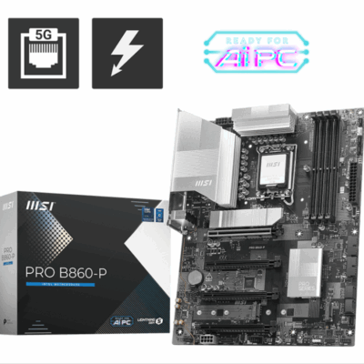 Placa base msi pro b860 – p atx ddr5 lga 1851