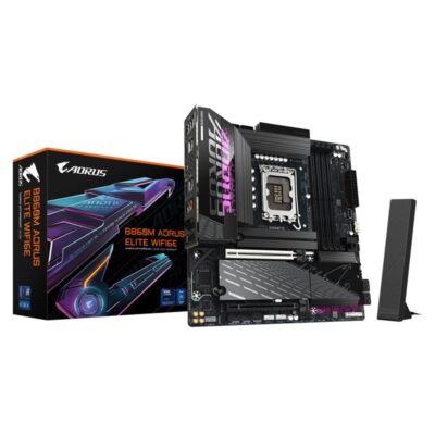 Placa base gigabyte b860m aorus elite wifi6e matx – 4x ddr5 – lga1851
