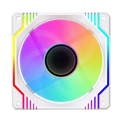 Ventilador caja keep out xfc – 120drmw argb 120mm blanco