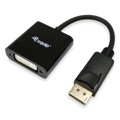 Adaptador displayport a dvi equip 0.2cm – macho – hembra – negro