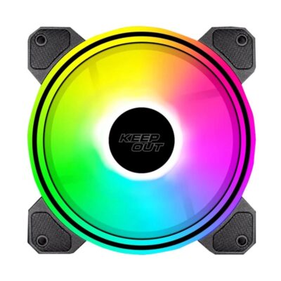 Ventilador caja keep out xfc – 120dr argb 120mm negro