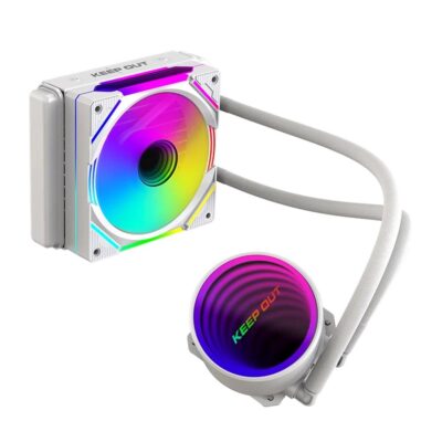 Kit refrigeracion liquida keep out xwc – 120 argb 120mm blanco