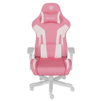 Silla gaming genesis nitro 710 gaslift 4 150kg rosa – blanco