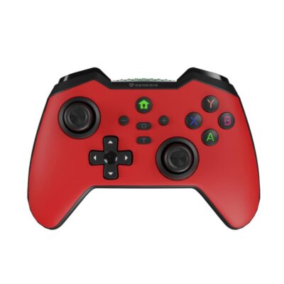 Gamepad genesis mangan 400 inalambrico para pc – switch – mobile rojo