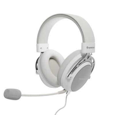 Auriculares gaming genesis toron 301 mini jack blanco