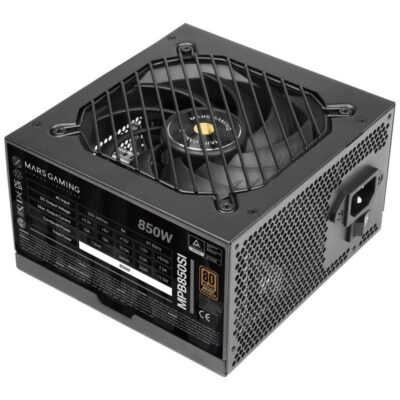 Fuente de alimentacion mars gaming 850w mpb850si extreme silence 80 plus bronze negro
