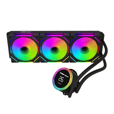 Kit refrigeracion liquida cpu keep out xwc – 360 pro argb 3x 120mm negro