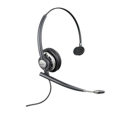 Auriculares poly monoaurales encorepro hw710 + estuche de transporte + desconexión rápida