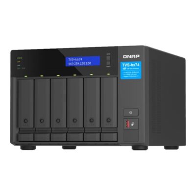 Servidor nas qnap tvs – h674 – i5 – 32g 6 bahias 32gb gibabit ethernet