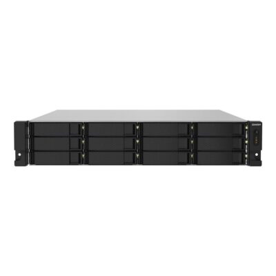 Servidor nas qnap ts – 1232pxu – rp – 4g 12 bahias 2u rack 4gb gigabit ethernet
