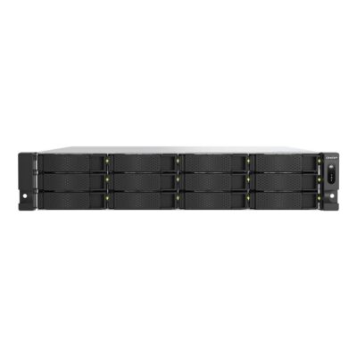 Servidor nas qnap ts – h1277axu – rp – r5 – 16g 12 bahias 2u rack 16gb gigabit ethernet