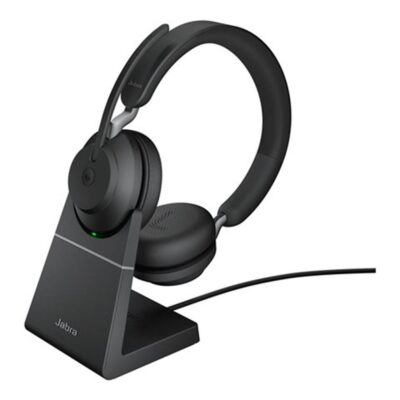 Auriculares jabra evolve2 65 ms stereo inalambrico negro