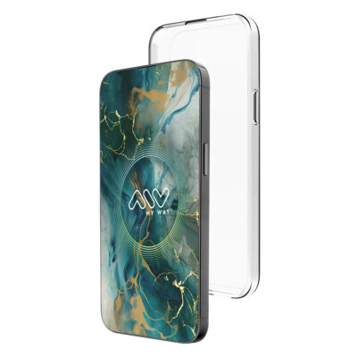 Carcasa myway para apple iphone 16 pro transparente