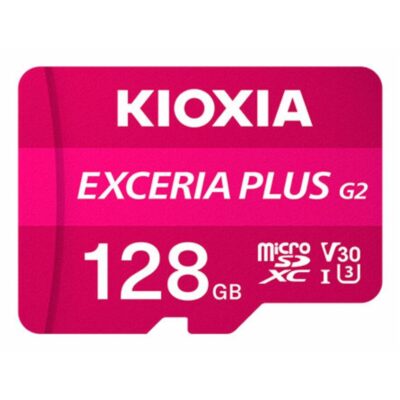 Tarjeta memoria micro sd kioxia 128gb exceria plus g2 w – adaptador