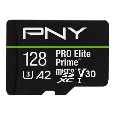Tarjeta memoria micro sdxc pro elite prime pny 128gb clase 10 uhs – i u3