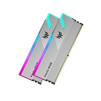 Memoria ram ddr4 16gb 2x8gb acer predator vesta – 3200mhz cl16 silver rgb udimm
