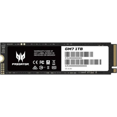 Disco duro interno ssd acer predator gm7 1tb m.2 pcie