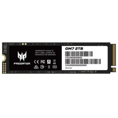 Disco duro interno ssd acer predator gm7 2tb m.2 pcie