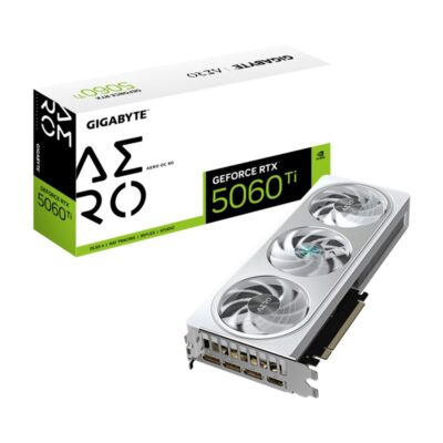 Tarjeta grafica gigabyte rtx 5060 ti aero oc 8gb gddr7 white