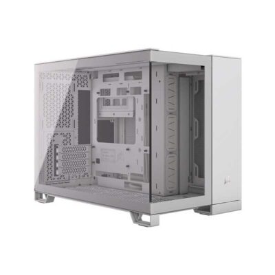 Caja micro – atx semitorre dual corsair 2500x cristal templado white