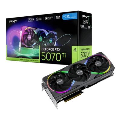 Tarjeta grafica pny rtx 5070 ti plus tepic – x 16gb gddr7 rgb