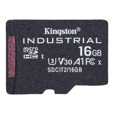 Tarjeta memoria sdhc 16gb kingston industrial uhs – i cl10