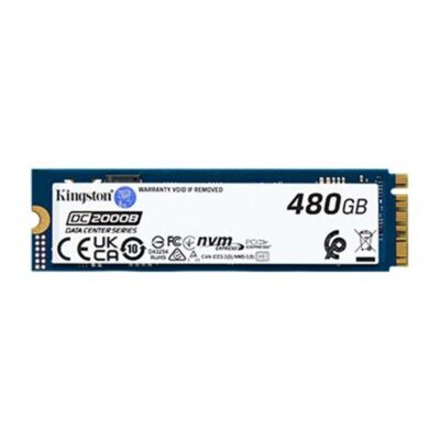 Disco duro interno ssd kingston data center dc2000b 480gb m.2 pci – e 4.0