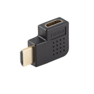 Adaptador hdmi 4k lanberg macho – hembra angulo derecha