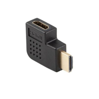 Adaptador hdmi 4k lanberg macho – hembra angulo izquierda