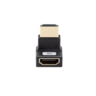 Adaptador hdmi 8k lanberg macho – hembra angulo arriba