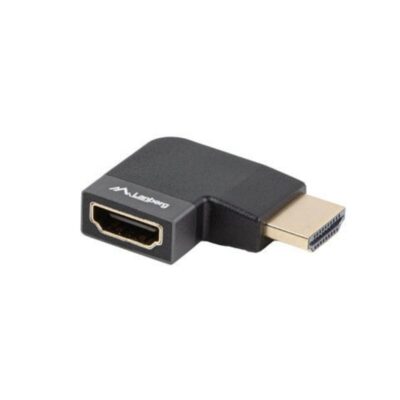 Adaptador hdmi 8k lanberg macho – hembra angulo derecha