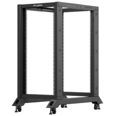 Armario lanberg abierto rack 19 pulgadas 22u – 600×1000 negro