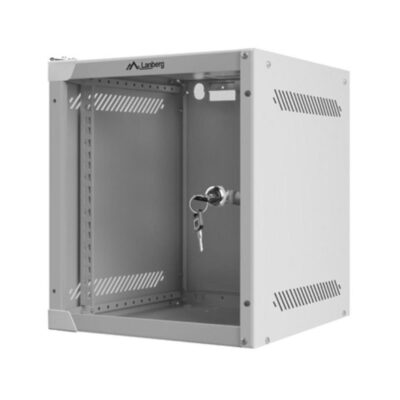 Armario lanberg mural rack 10 pulgadas 6u 280×310 gris