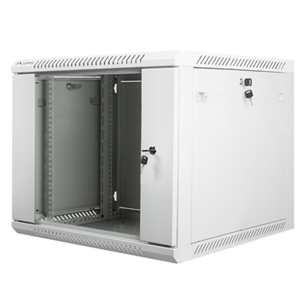 Armario lanberg 19 pulgadas 9u - 600x600 gris