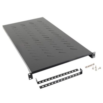 Bandeja lanberg fija 1u 483x900mm hasta 25kg rack 19 pulgadas negro