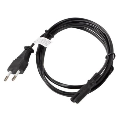 Cable alimentacion lanberg cee 7 – 16 a iec320 c7 negro 3m