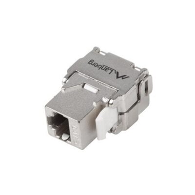 Conector keystone lanberg toolless rj45 a lsa cat.6 s – ftp 180 grados