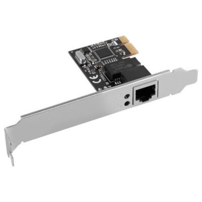 Tarjeta red lanberg ethernet rj45 pci – e 1 puerto gigabit lp
