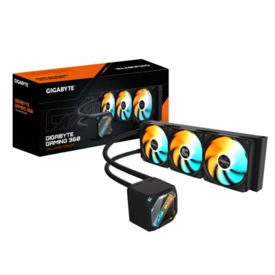Kit refrigeracion liquida gigabyte gaming 360 argb negro