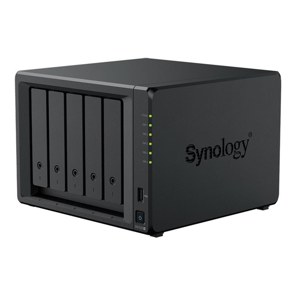 Servidor nas synology disk station ds1525+ 8gb 5 bahias gigabit ethernet