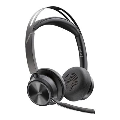 Auriculares poly voyager focus 2 inalambrico negro